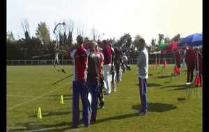 Entrainement des archers le samedi matin.